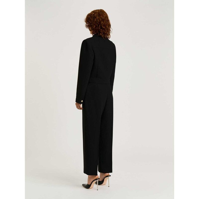 Veronika Maine Double Weave Cropped Jacket image number 1